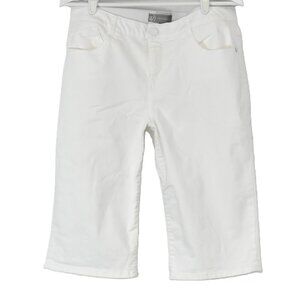 WIT & WISDOM Women's "Ab"Solution White Bermuda Size 12